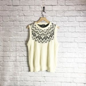 ATM Anthony Thomas Melillo Fair Isle Wool Vest